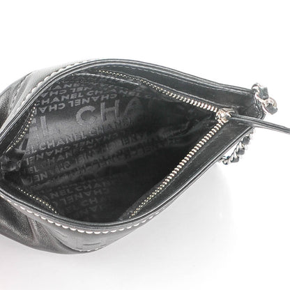 Chanel Lambskin Lax Pochette Black 5 of 7