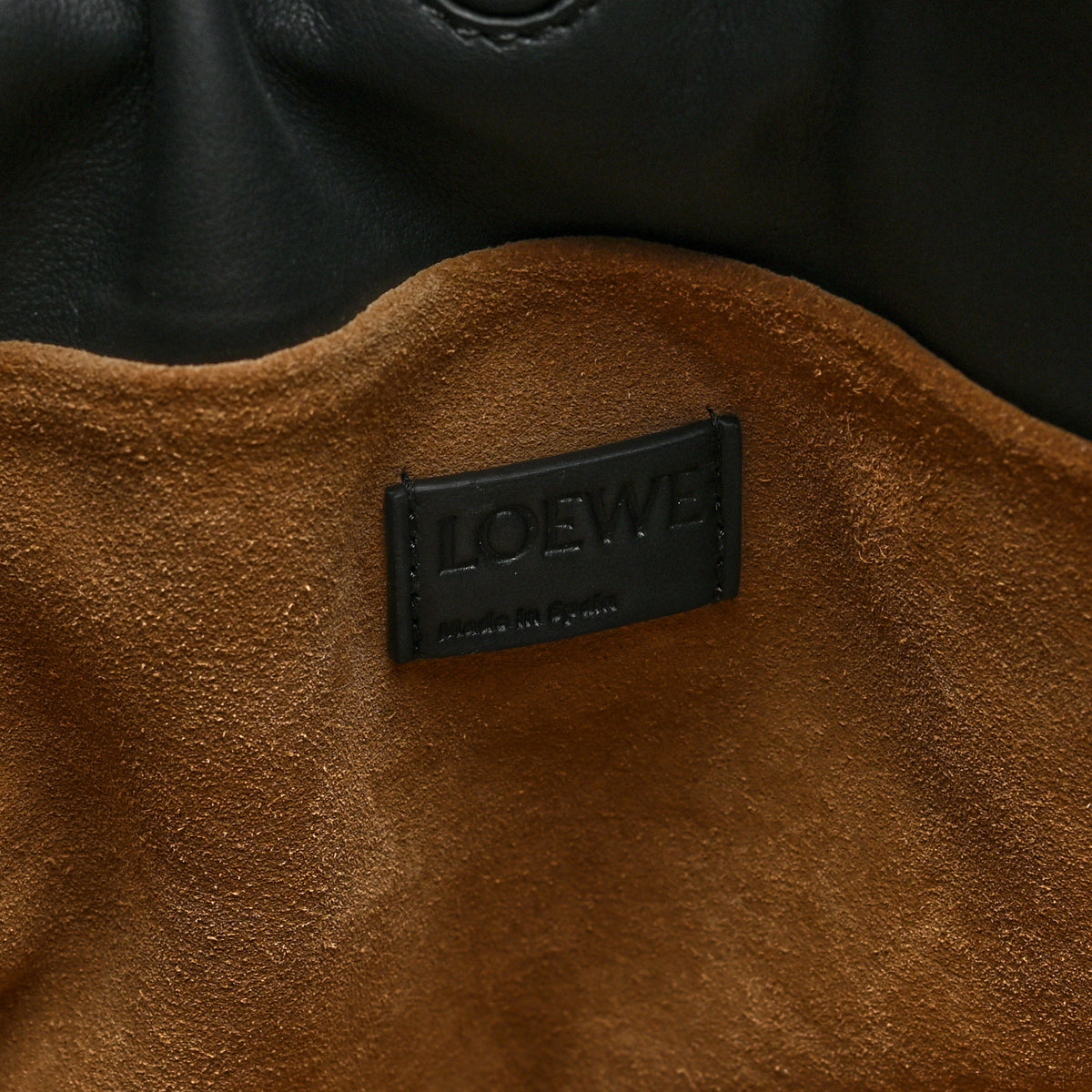 Loewe Nappa Medium Flamenco Knot Bag Black 6 of 9