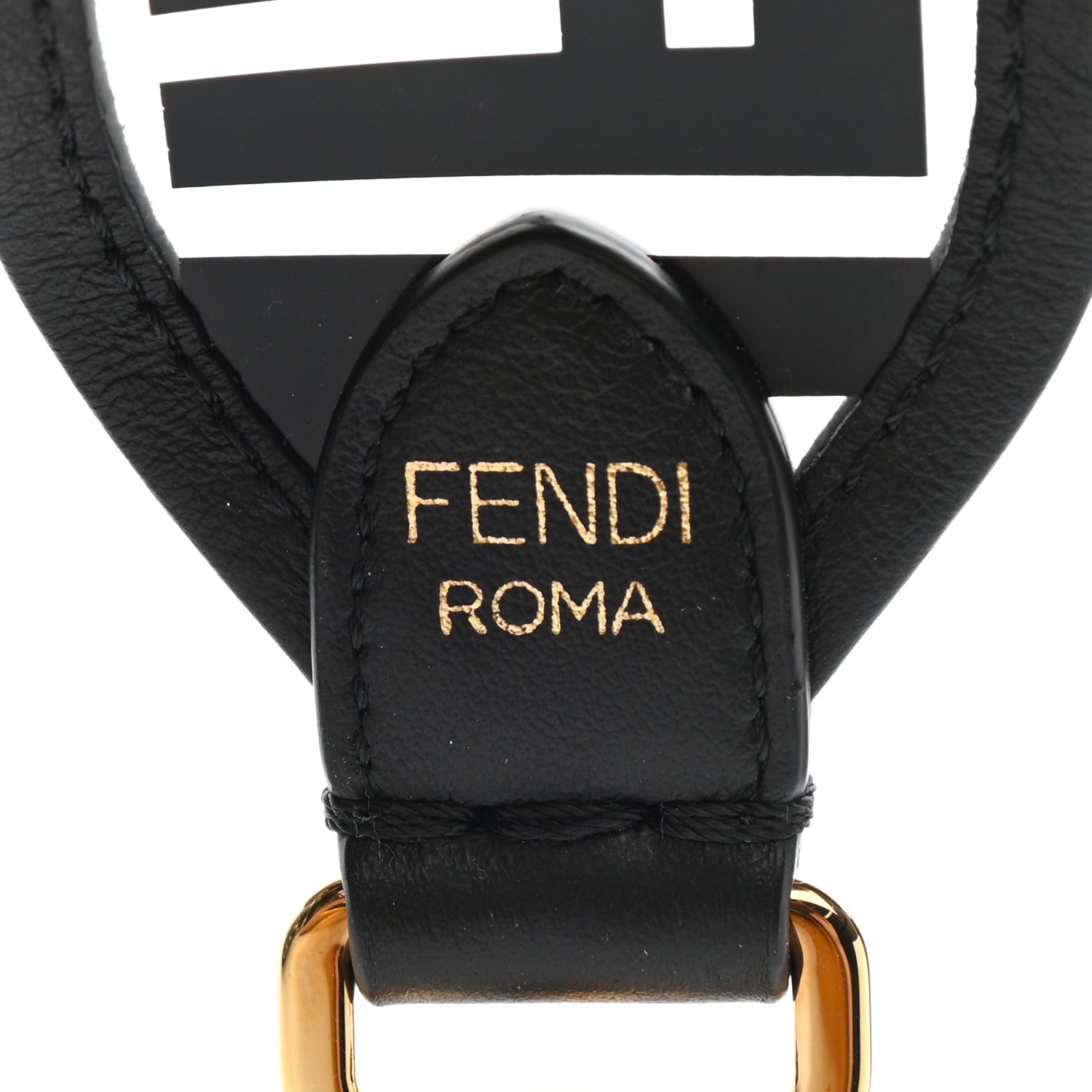 Fendi TPU FF Calfskin Strap You Black 3 of 4