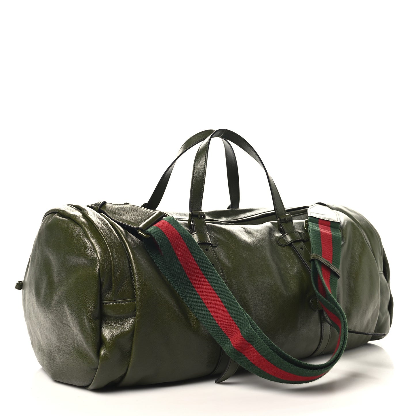 Piuma Lux Energy Monochrome Double G Duffle Bag Military Wood