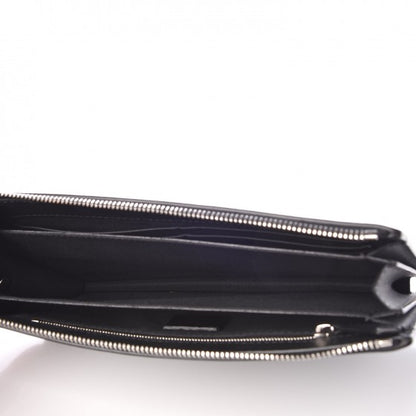Fendi Calfskin Think Vocabulary Pouch Black 5 of 6