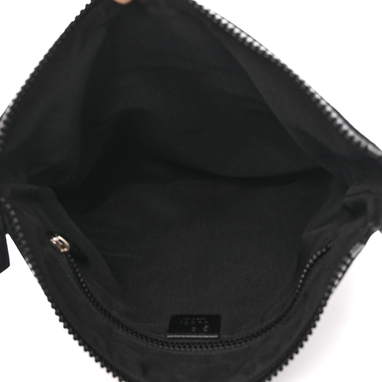 Gucci Nylon Monogram Medium Flat Messenger Bag Black 5 of 10