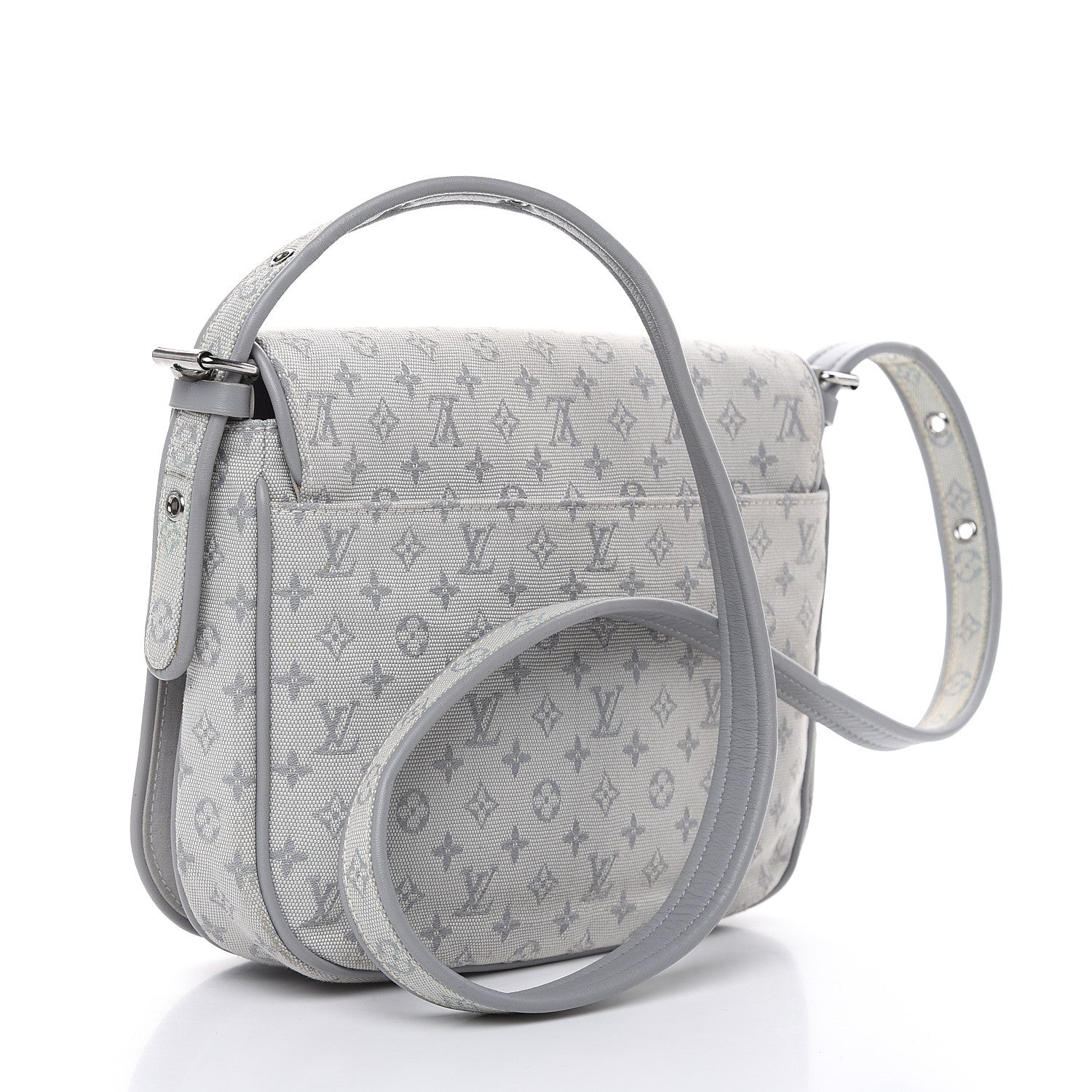 Louis Vuitton Mini Monogram Patchwork Conte De Fees Musette Grey 3 of 13