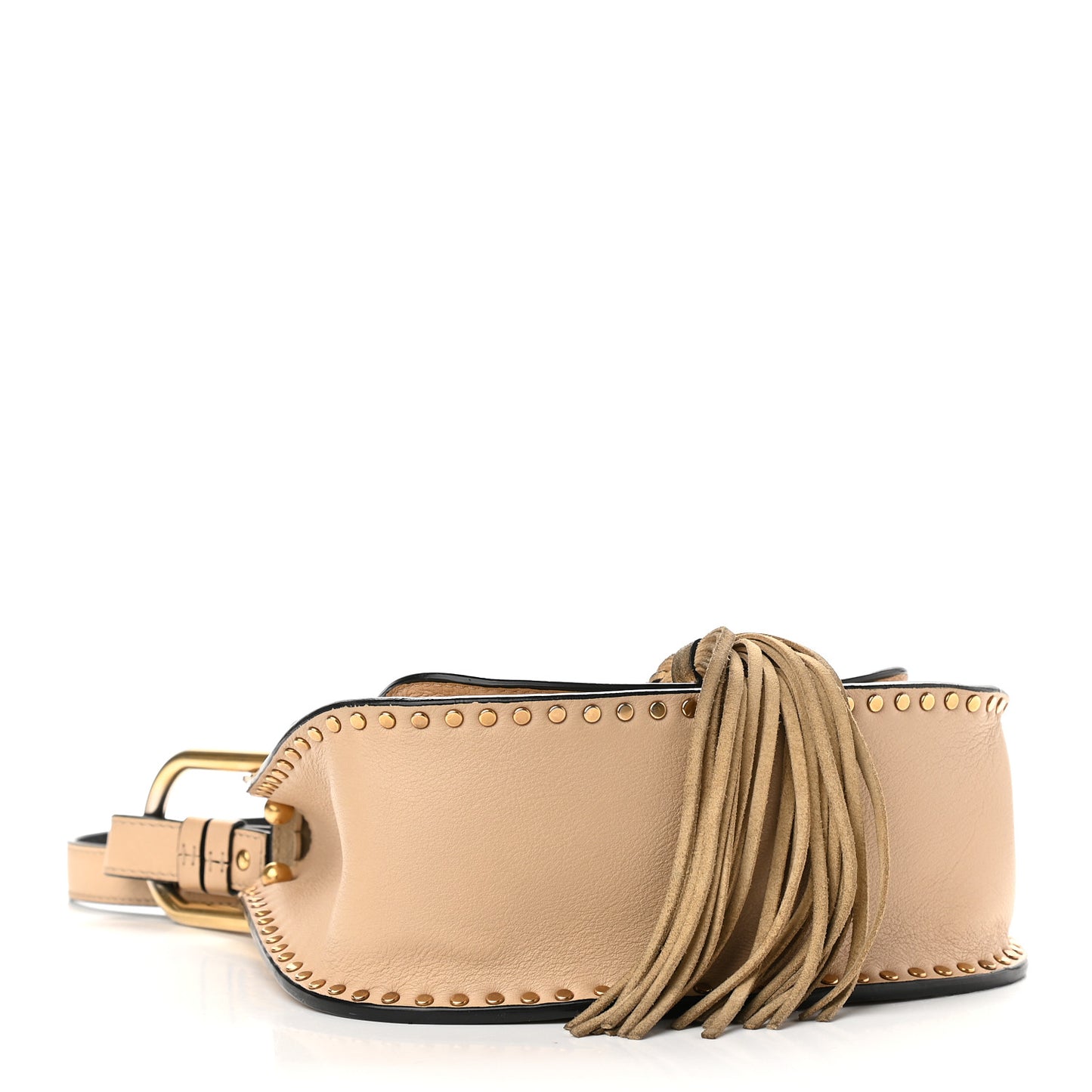 Calfskin Braided Small Hudson Shoulder Bag Pearl Beige