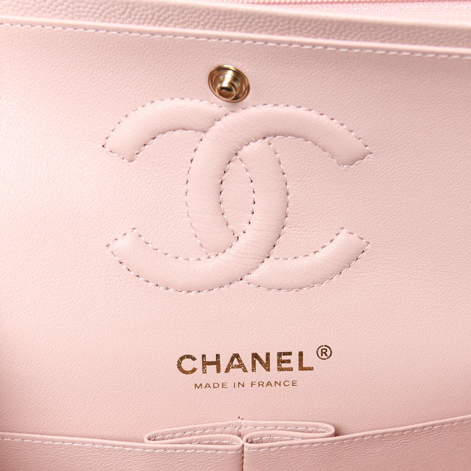 Chanel Caviar Quilted Small Double Flap Light Pink 6 of 11