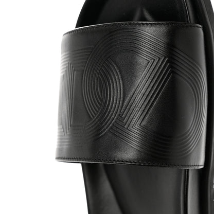 Hermes Calfskin Mens Biarritz Sandals 41.5 Black 9 of 10