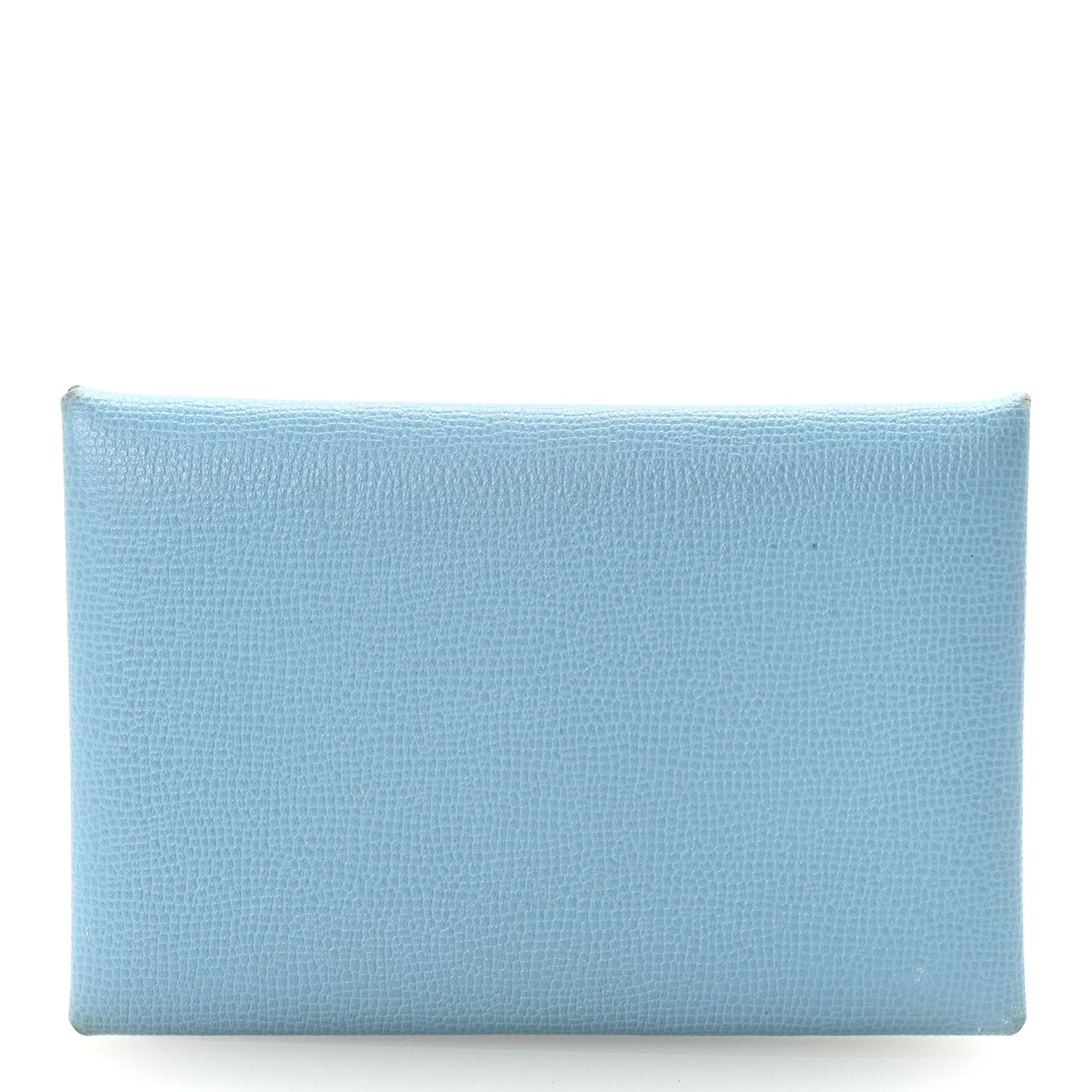 Hermes Epsom Calvi Card Case Celeste 1 of 7