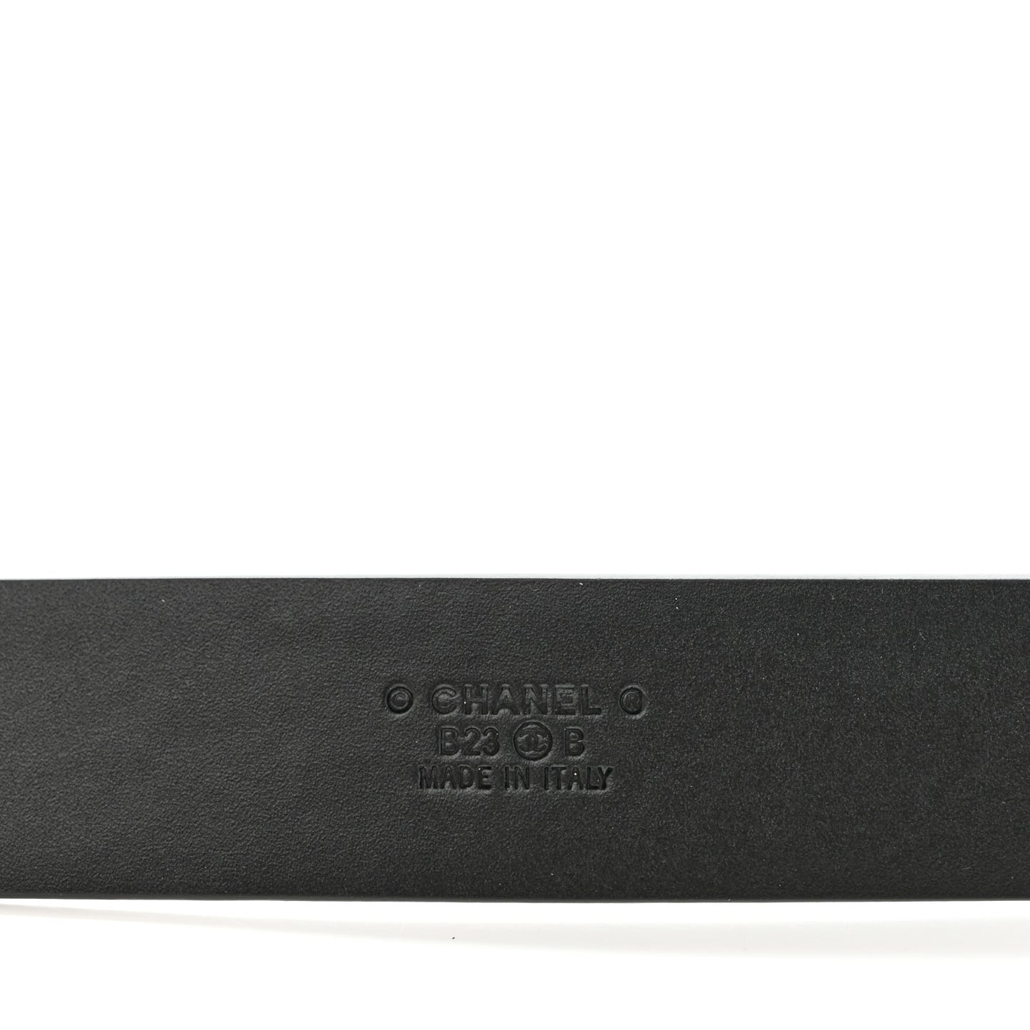 Calfskin Crystal CC Vendome Belt 85 34 Black