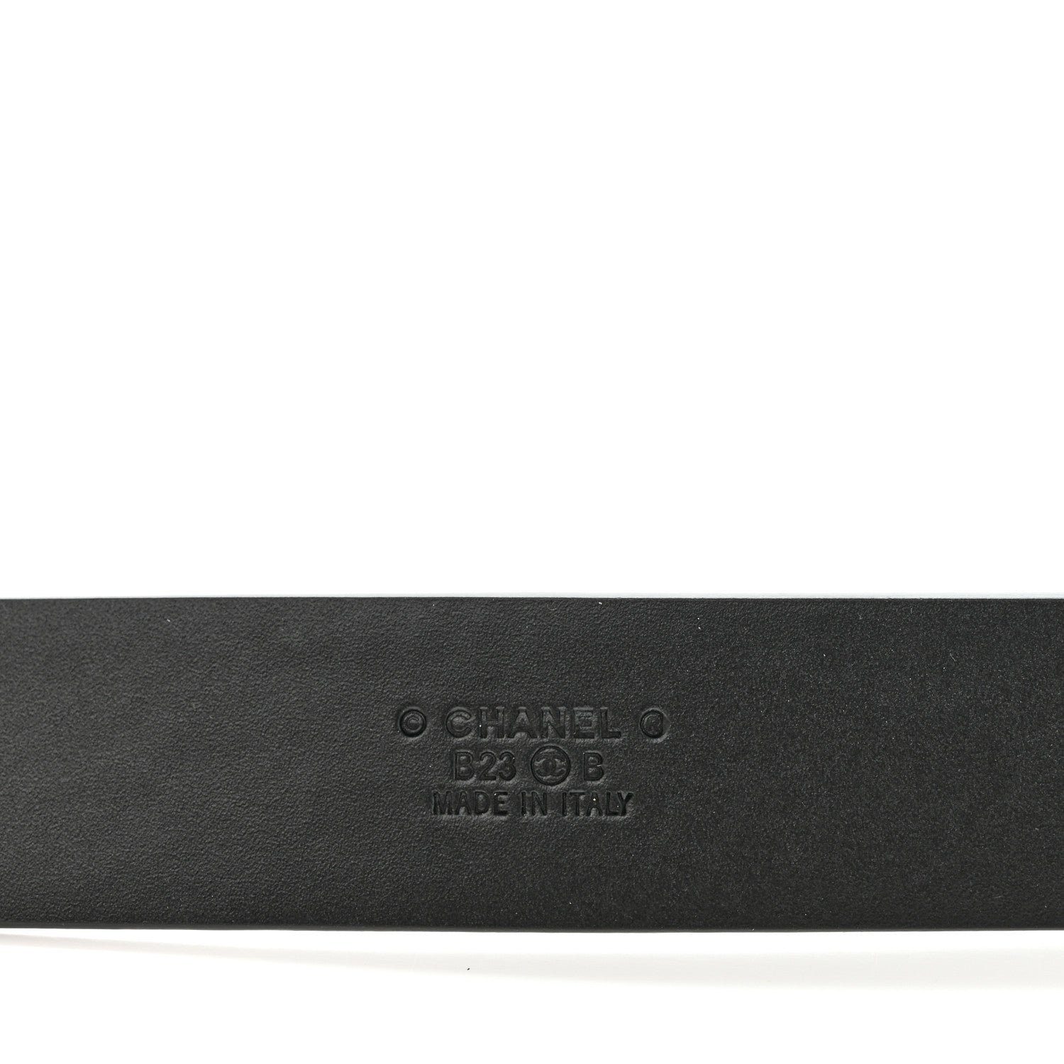 Chanel Calfskin Crystal CC Vendome Belt 85 34 Black 3 of 7