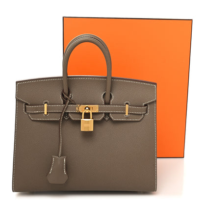 Hermes Epsom Birkin Sellier 25 Etoupe 11 of 11