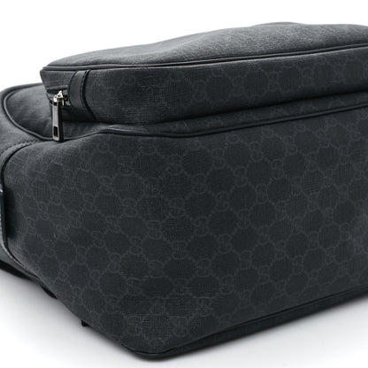 Gucci GG Supreme Monogram Medium Day Backpack Grey Black 7 of 12