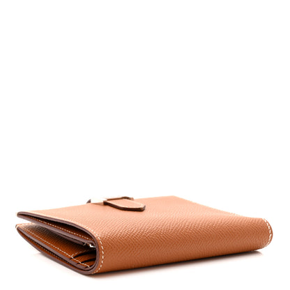 Hermes Epsom Bearn Compact Wallet Gold 4 of 6
