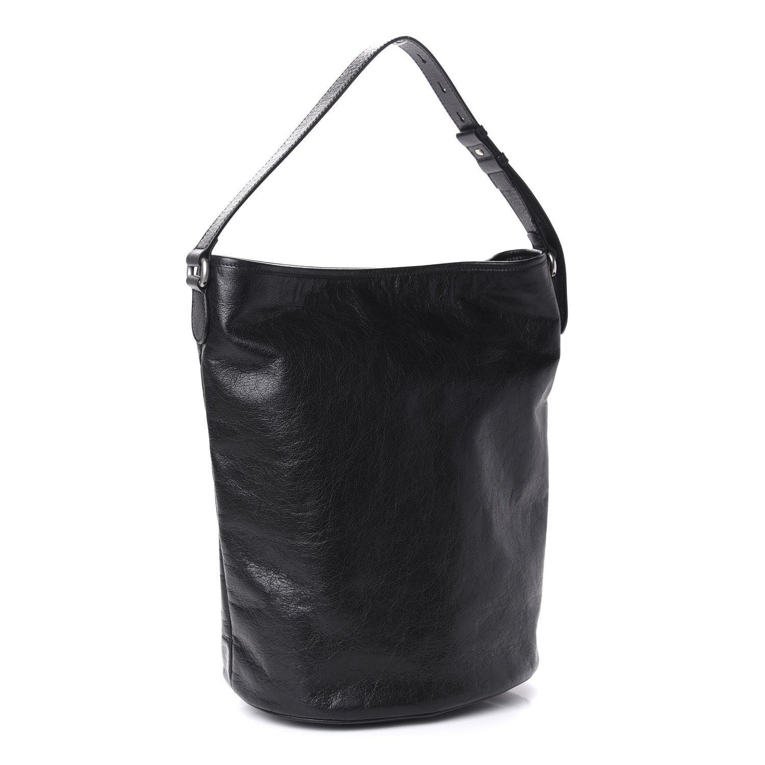 Gucci Fluffy Calfskin Morpheus Hobo Shoulder Bag Black 3 of 10