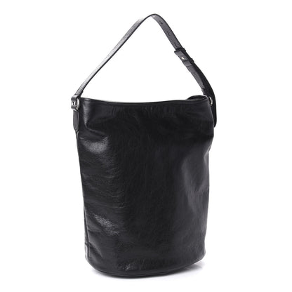 Gucci Fluffy Calfskin Morpheus Hobo Shoulder Bag Black 3 of 10