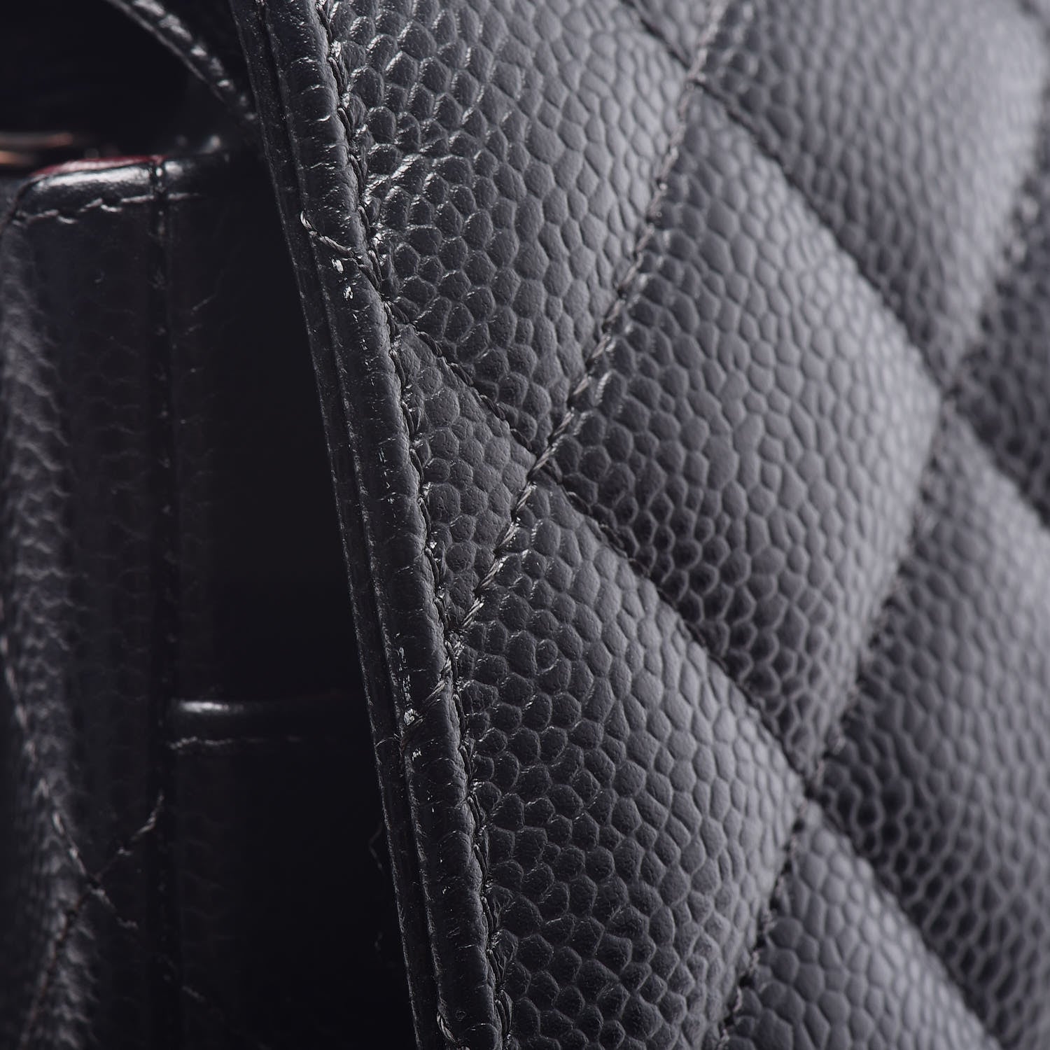 Chanel Caviar Quilted Jumbo Double Flap Black 16 of 17