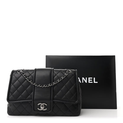 Chanel Lambskin Quilted Elementary Chic Flap Black 12 of 12