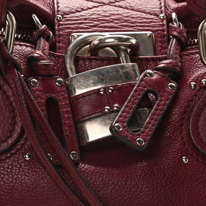 Chloe Calfskin Medium Paddington Satchel Red 8 of 10