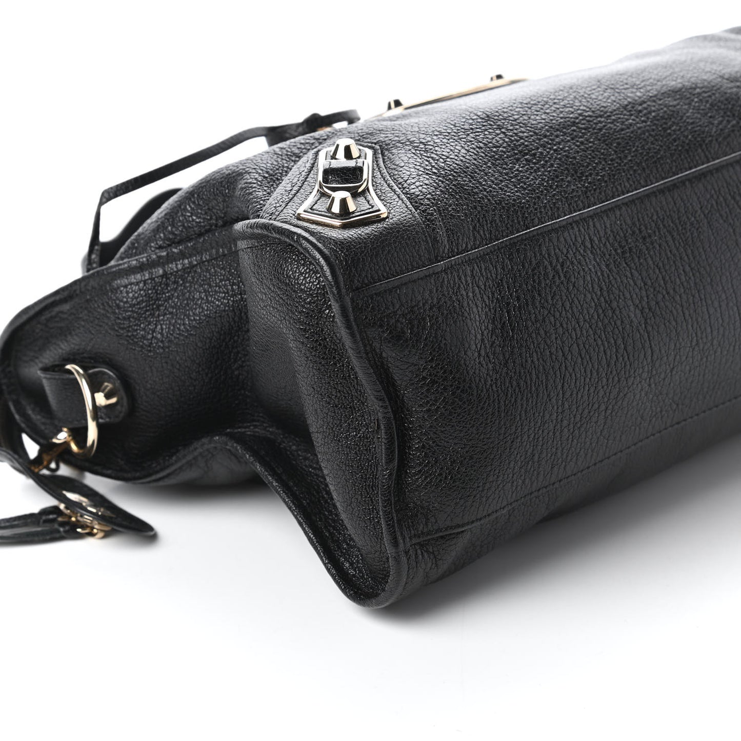 Chevre Gold Metallic Edge Hardware City Black
