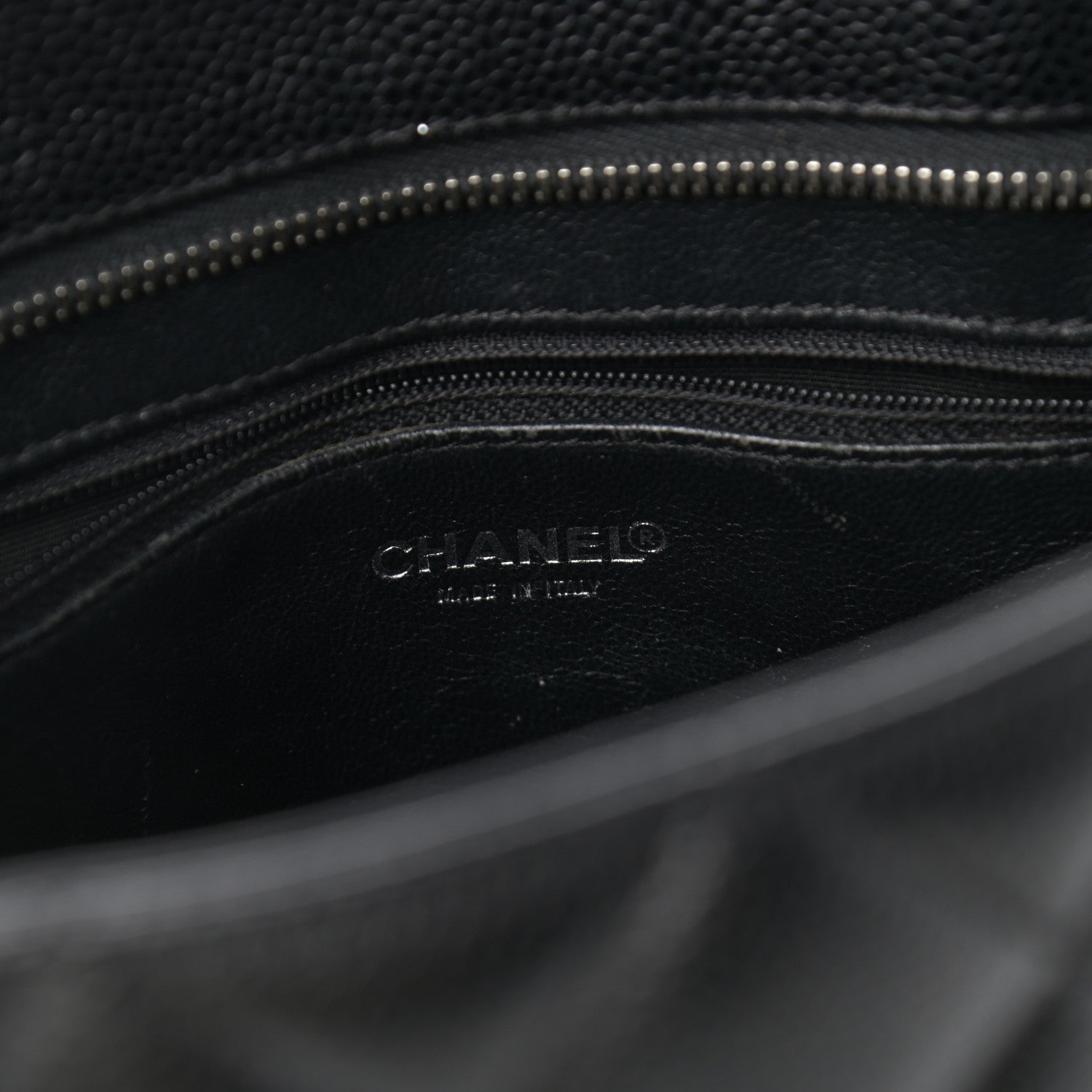 Chanel Caviar Quilted Medallion Tote Black 6 of 13