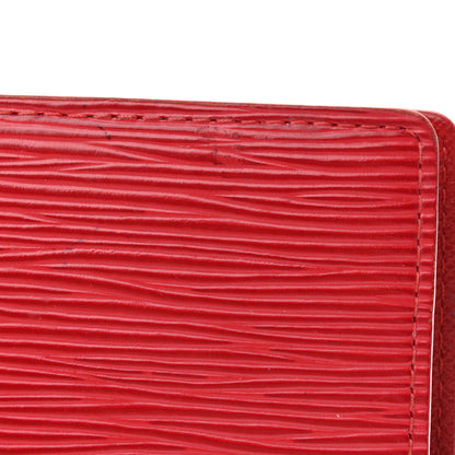 Louis Vuitton Epi Small Ring Agenda Cover Castillan Red 9 of 13