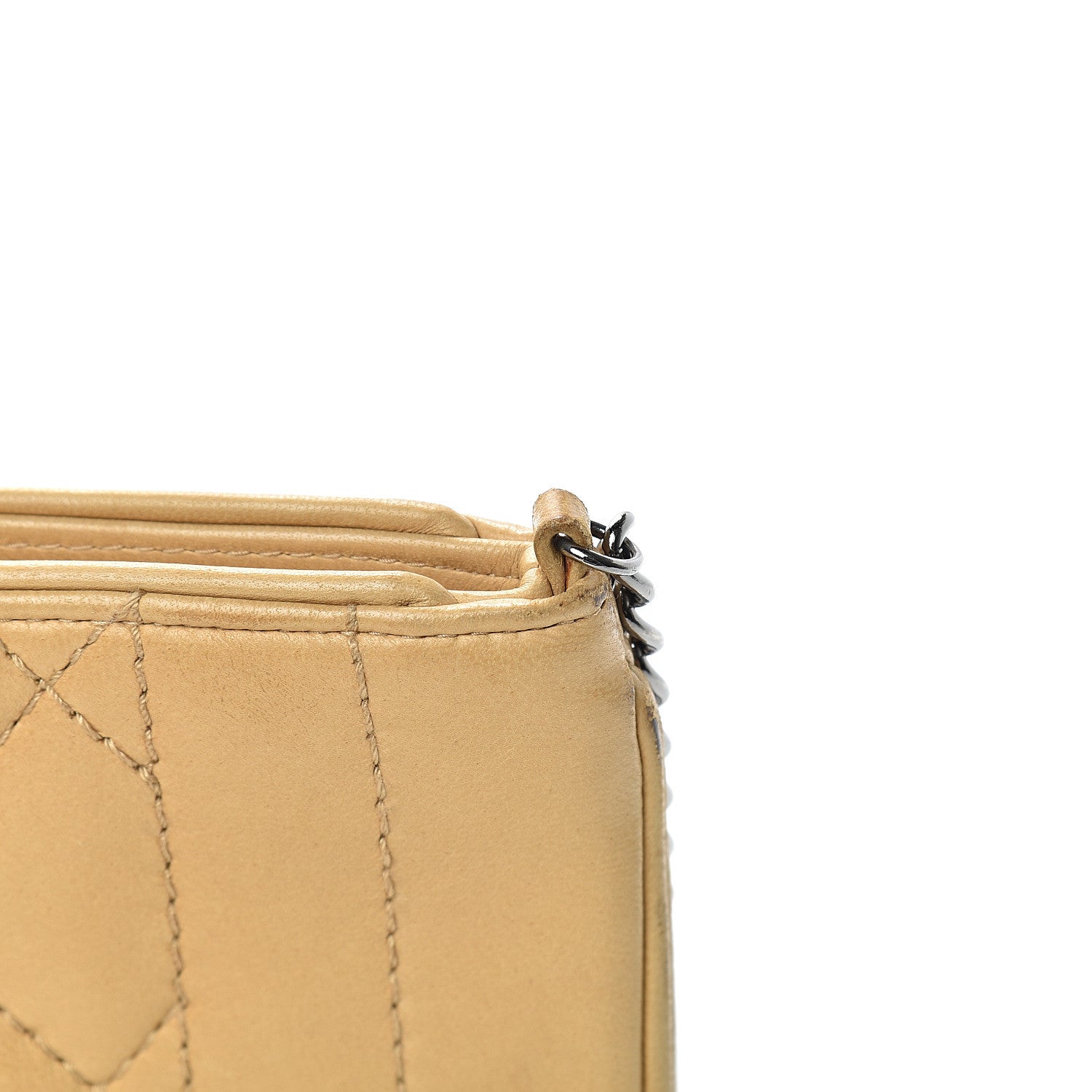 Chanel Lambskin Quilted Tassel Shoulder Bag Beige 11 of 11