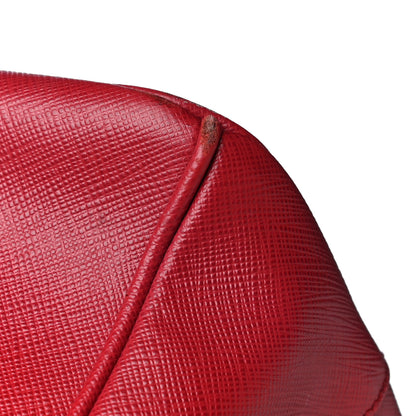 Prada Saffiano Lux Medium Tote Fuoco 8 of 9