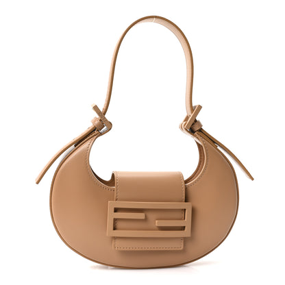Fendi Vitello King Mini Cookie Hobo Bag Miele Scuro 1 of 10