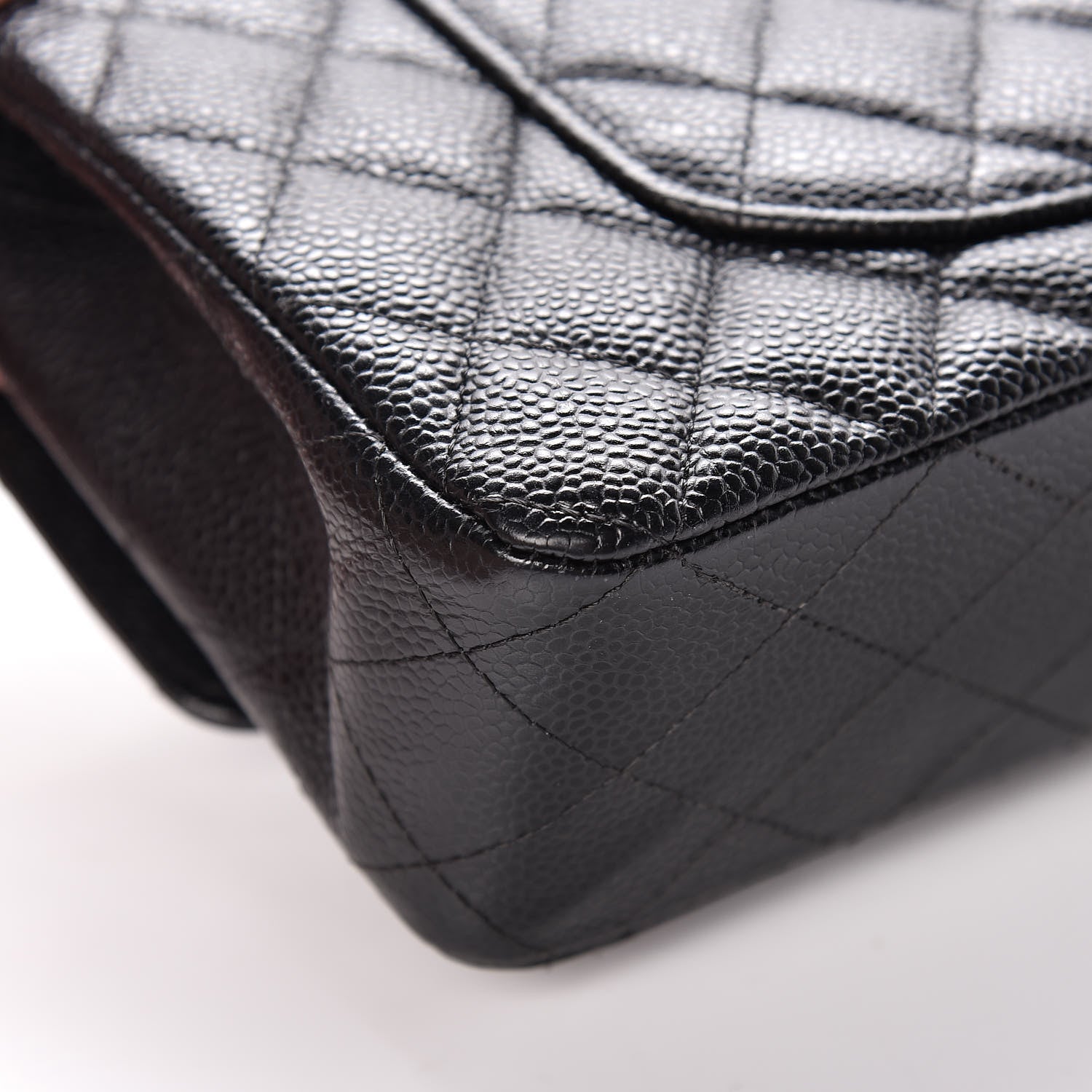 Chanel Caviar Quilted Medium Double Flap Black 11 of 14