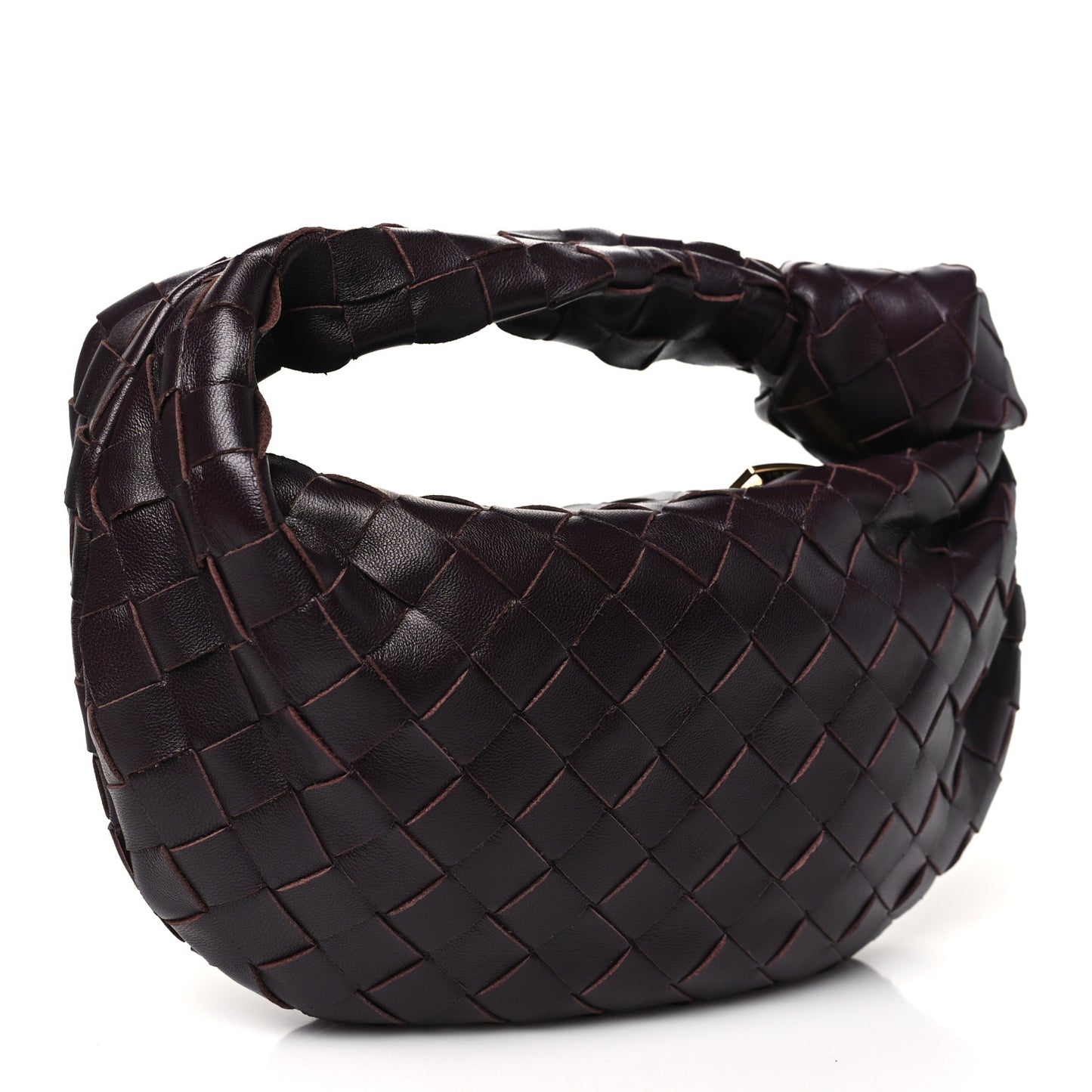 Nappa Intrecciato Mini Jodie Grape