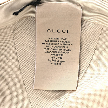 Gucci Monogram Jumbo GG Baseball Hat M 57 Camel Ebony 9 of 9
