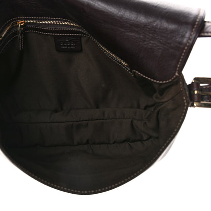 Gucci Calfskin Web Small Britt Shoulder Bag Brown 5 of 11