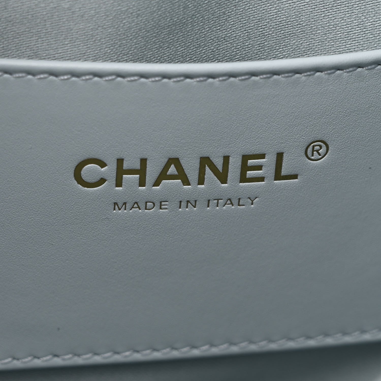Chanel Caviar Quilted Medium Chanel 25 Handbag Light Blue 8 of 13