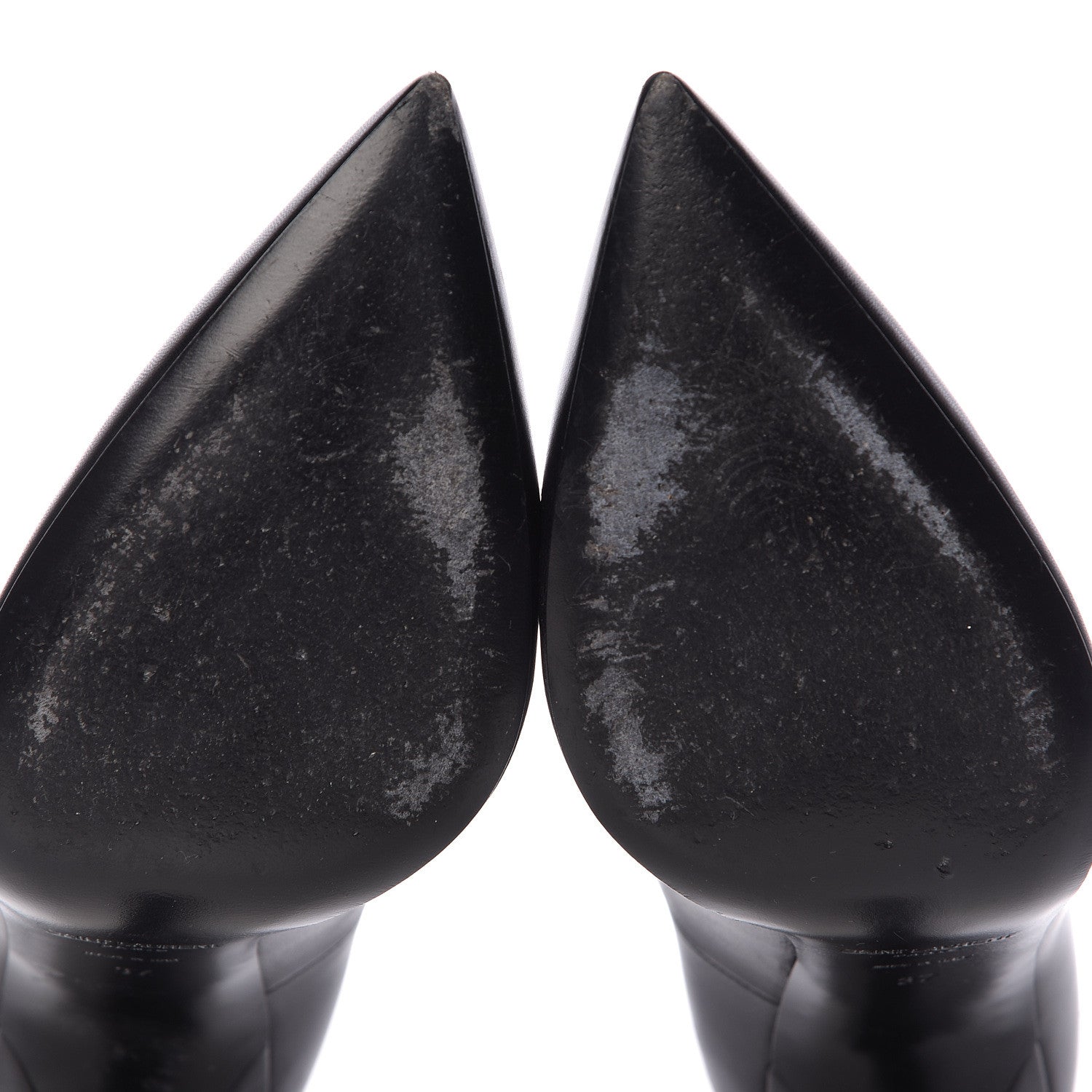Saint Laurent Calfskin Zoe 105 Pumps 37 Black 9 of 9
