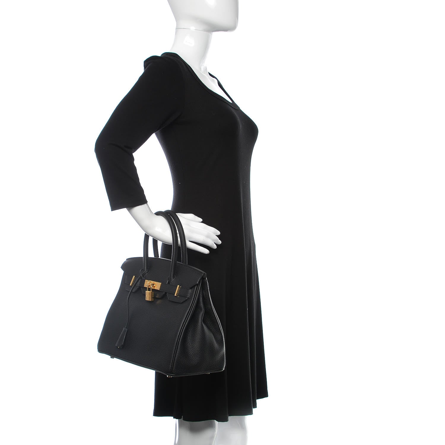 Hermes Togo Birkin 30 Black 2 of 34