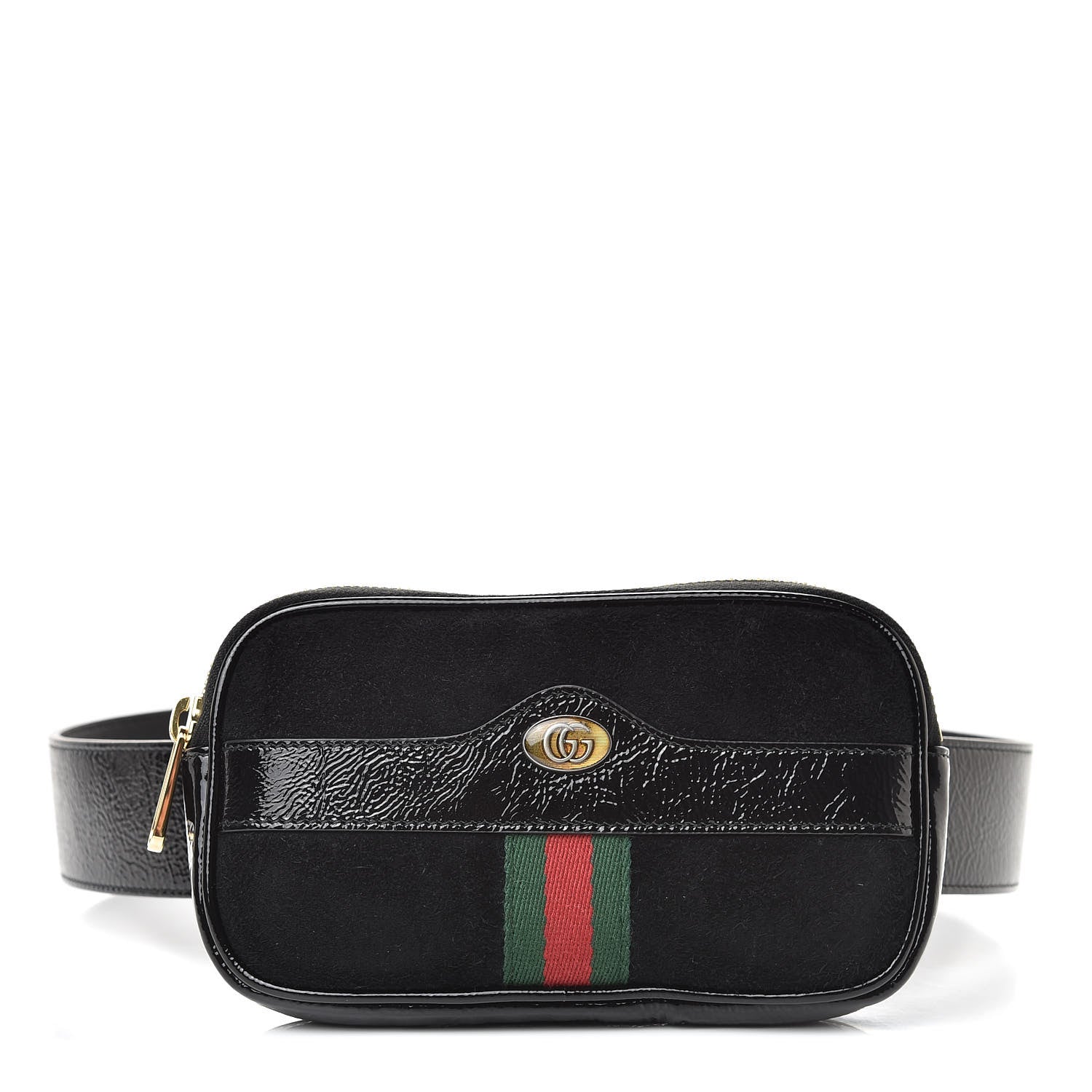 Gucci Suede Patent Ophidia Belted iPhone Case 75 30 Black 1 of 11