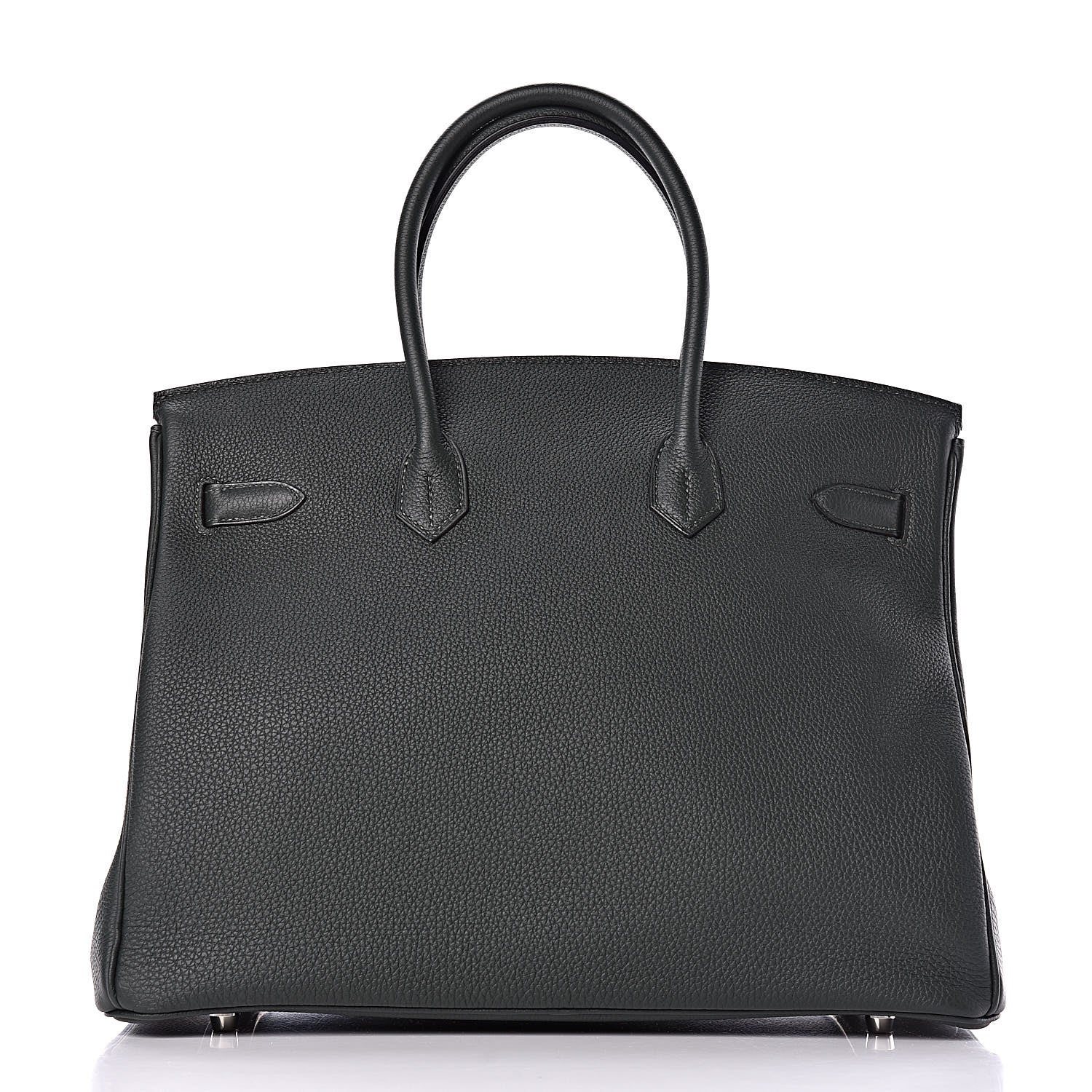 Hermes Togo Horseshoe Birkin 35 Vert Cypress Anemone 4 of 33