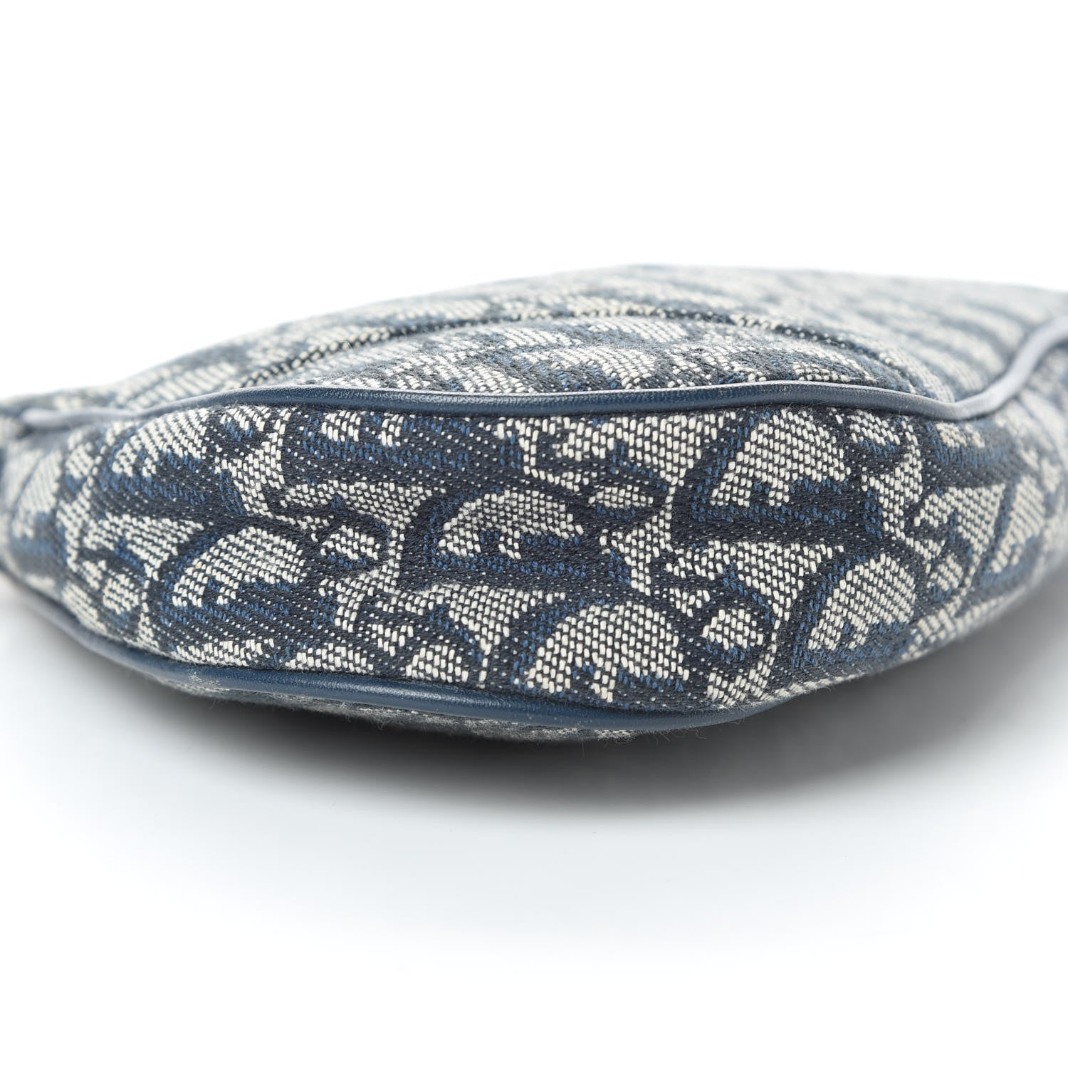 Christian Dior Monogram Mini Saddle Pochette Navy 9 of 12