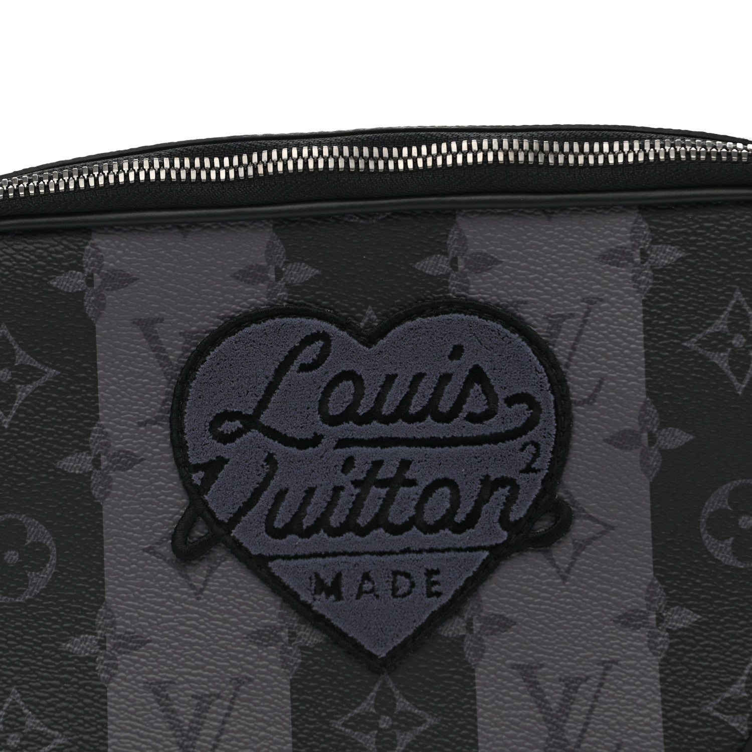 Louis Vuitton X NIGO Monogram Eclipse Stripes LV Heart Modular Sling Bag 7 of 10