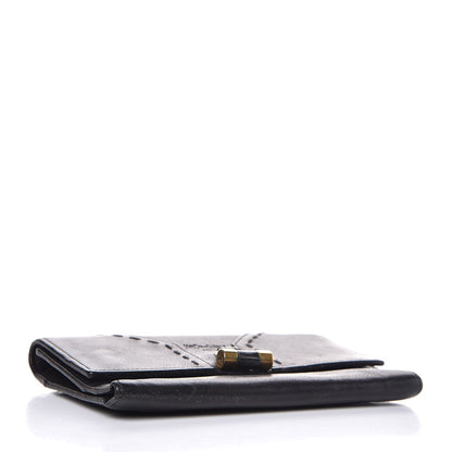 Saint Laurent Calfskin Muse Continental Wallet Black 4 of 13
