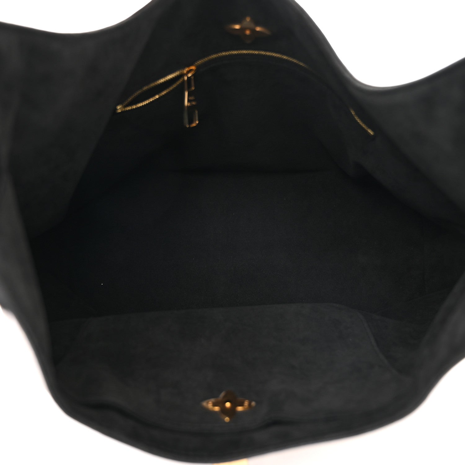 Louis Vuitton Monogram Flower Hobo Black 5 of 10