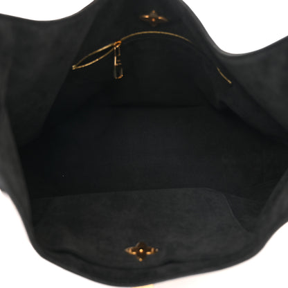 Louis Vuitton Monogram Flower Hobo Black 5 of 10