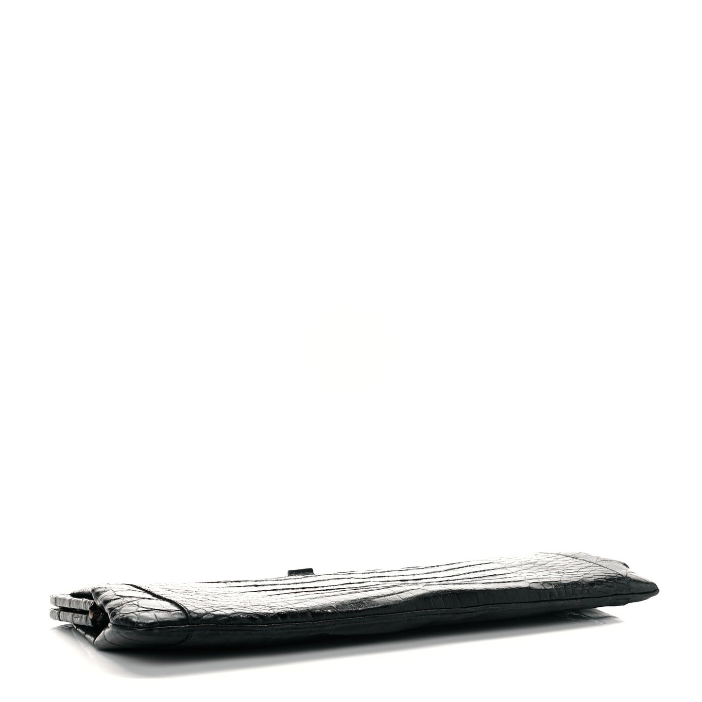 Crocodile Clutch Black