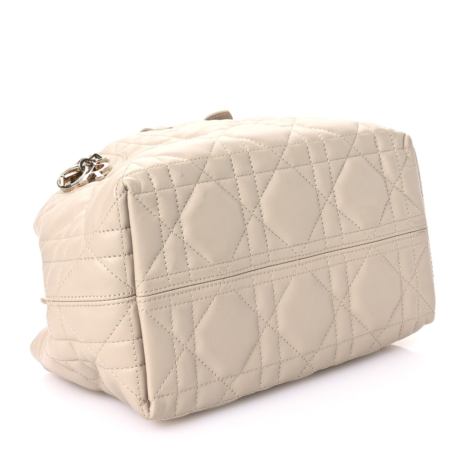 Christian Dior Calfskin Macrocannage Small Toujours Beige 5 of 11