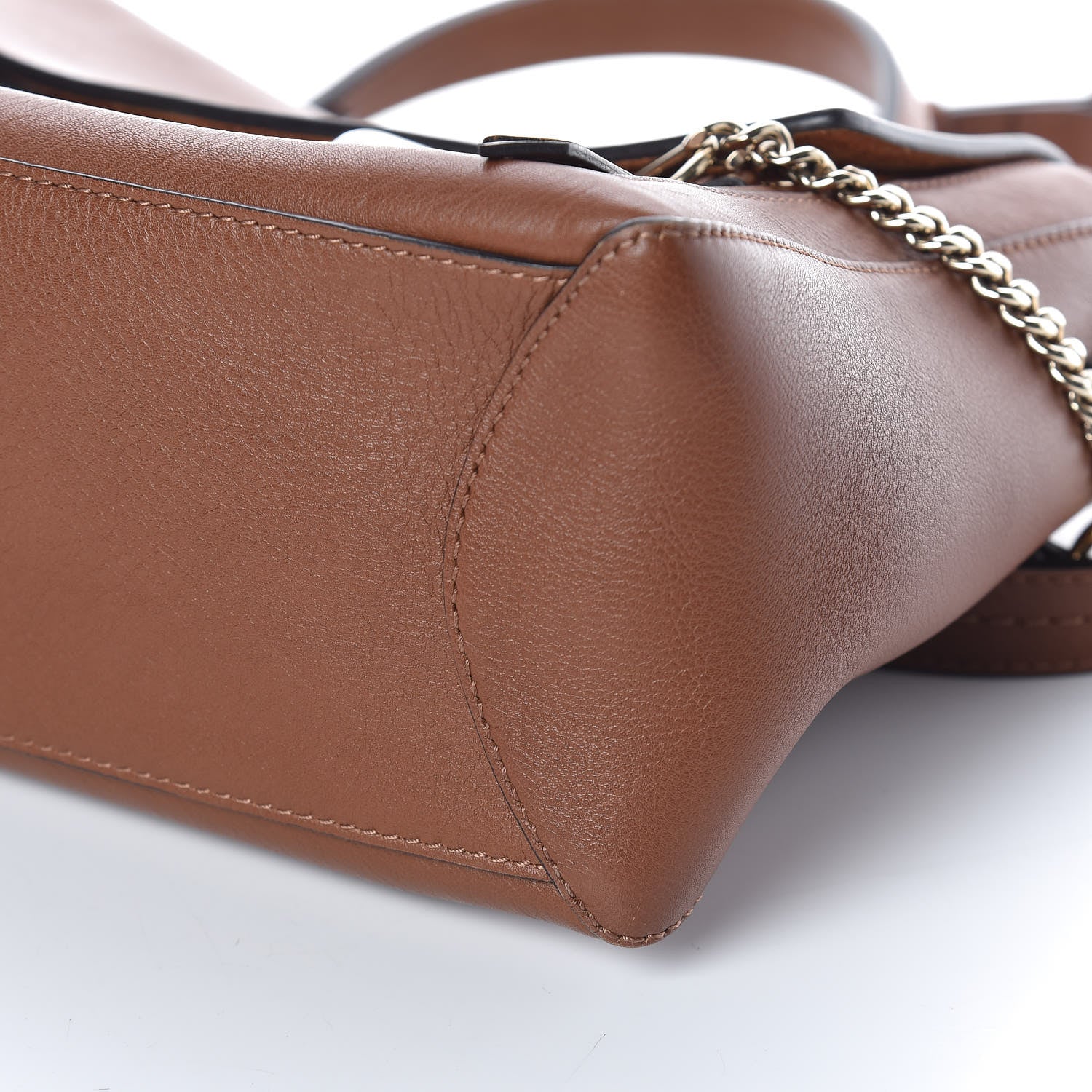 Chloe Calfskin Small Faye Day Shoulder Bag Tan 6 of 8