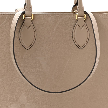 Louis Vuitton Empreinte Monogram Giant Onthego MM Tourterelle 7 of 9