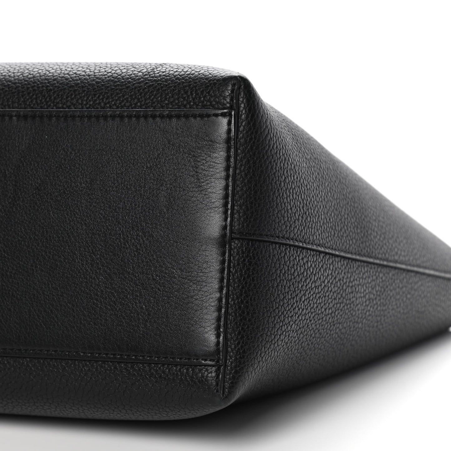 Calfskin Small Anagram Tote Black