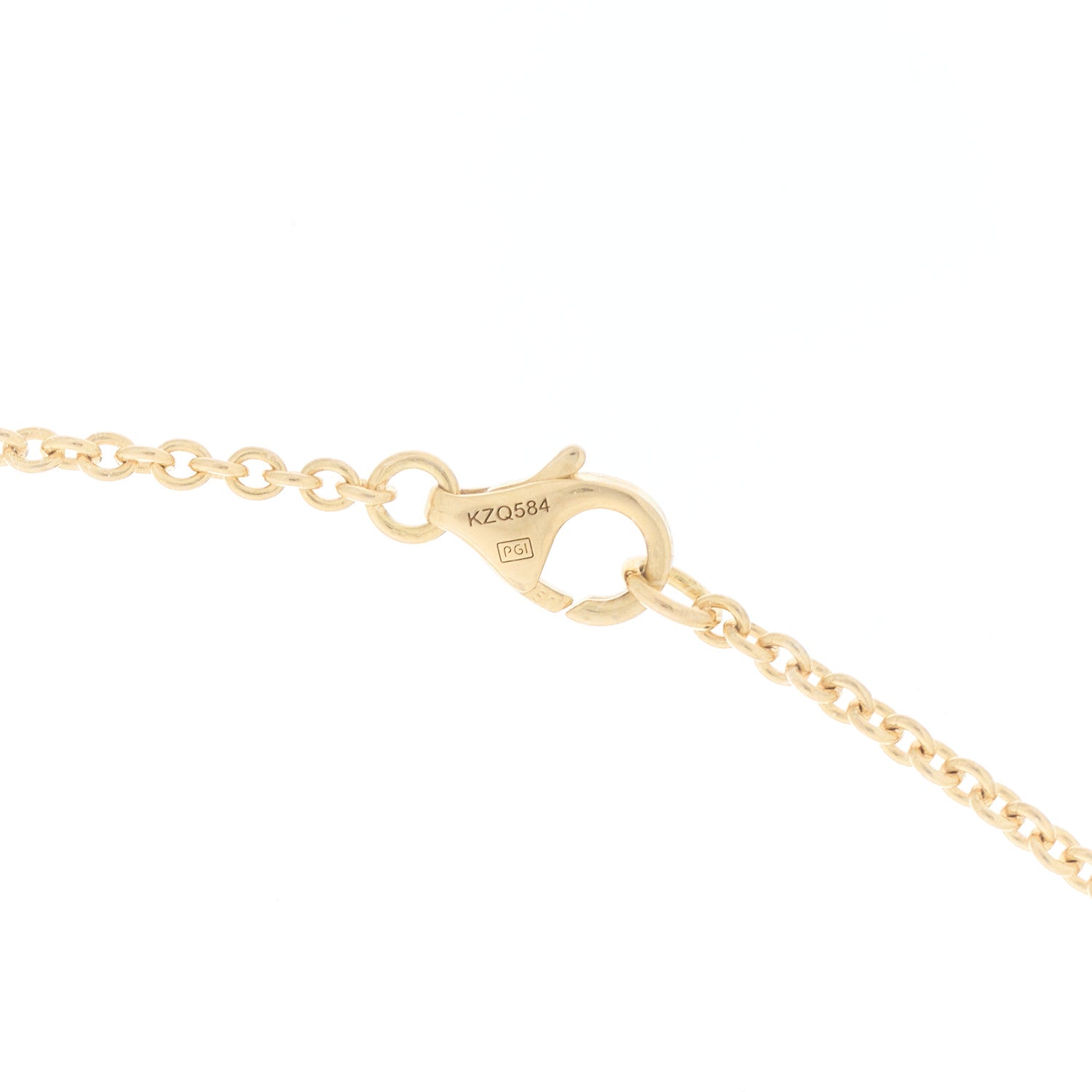 Cartier 18K Yellow Gold Interlocking LOVE Necklace 4 of 6