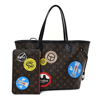 Louis Vuitton Monogram My LV World Tour Neverfull MM 3 of 13
