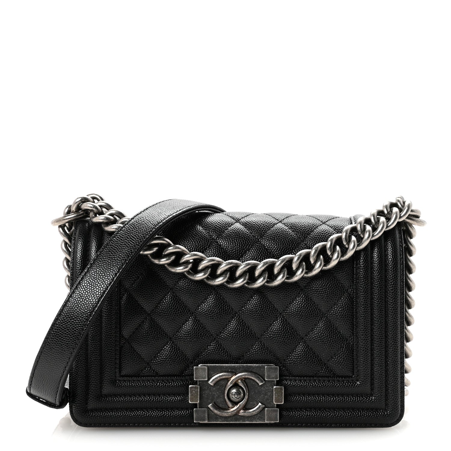 Chanel Caviar Quilted Small Boy Flap Black 1 of 11