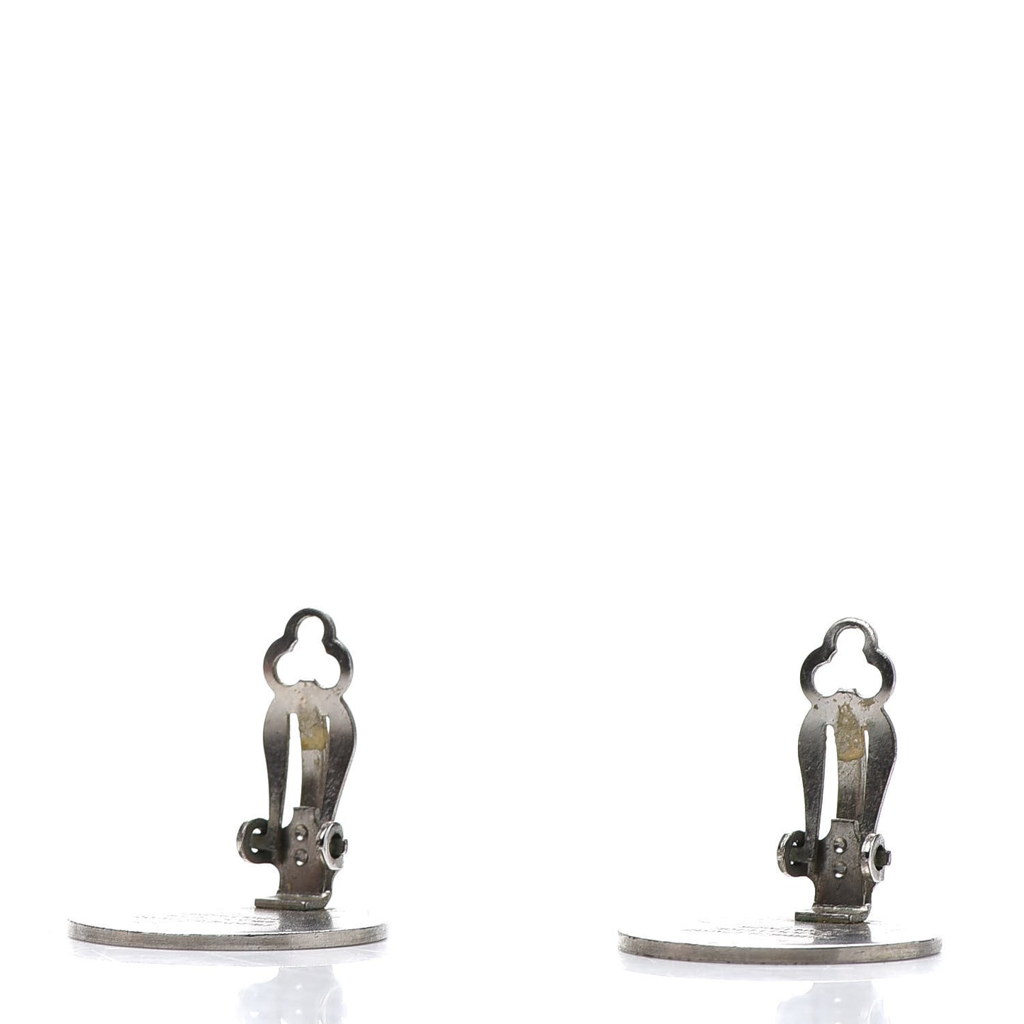 Palladium Clou De Selle Clip On Earrings